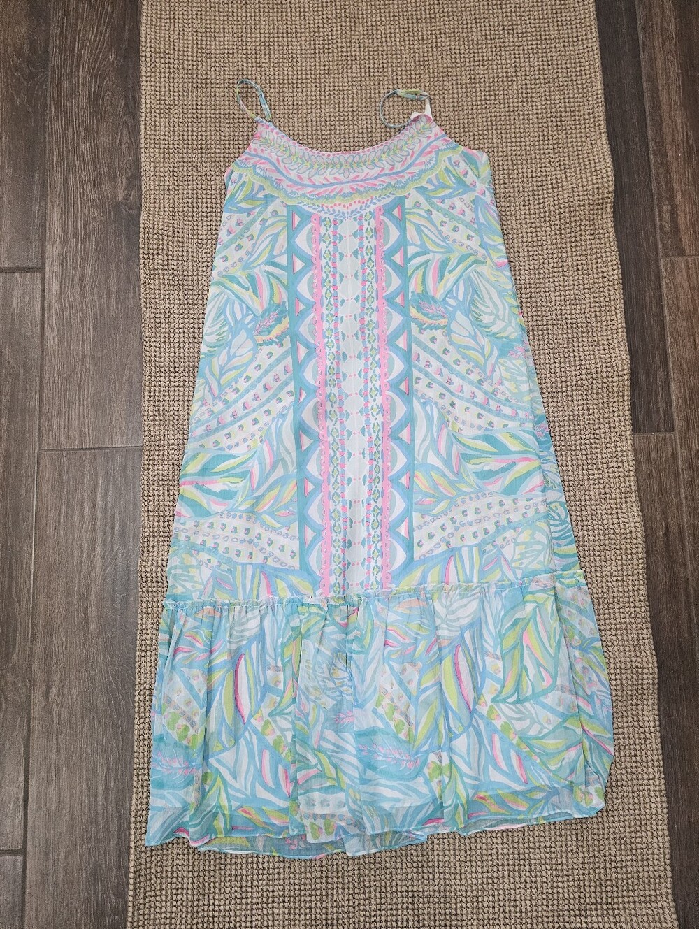 Lilly Pulitzer Winni Midi Dress Multi Maraca My World Size M